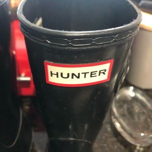 Black Hunter rain boots 8 1/2